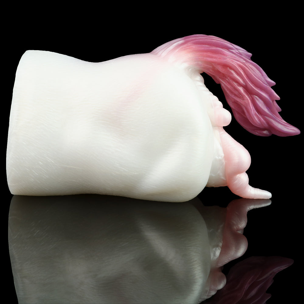 Regenbogen-Pferdemuschi-Tiermasturbator – Fantasie-Taschenmuschi, Penis, Blowjob, Milch