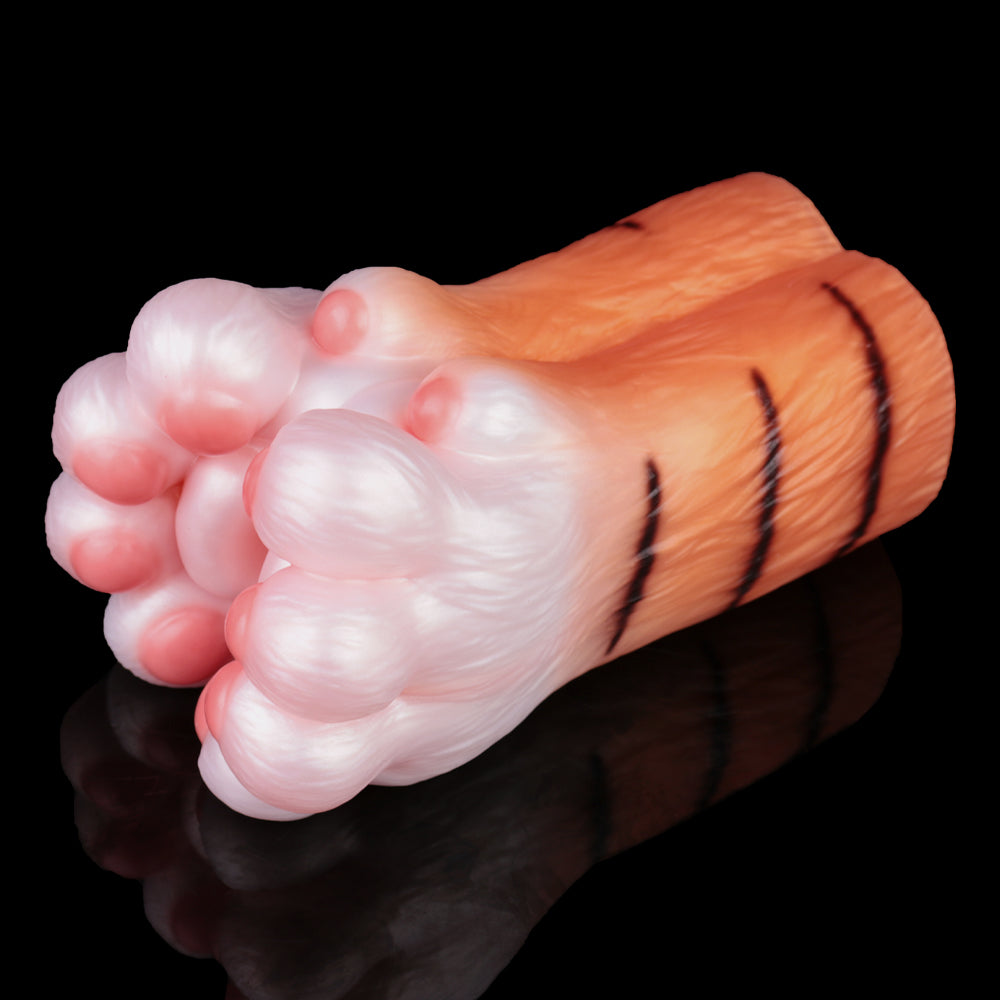 Tiger Paw Animal Pussies Pocket Masturbator - Fantasy Penis Massage Handy Sex Toys