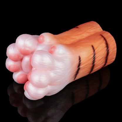 Tiger Paw Animal Pussies Pocket Masturbator - Fantasy Penis Massage Handy Sex Toys