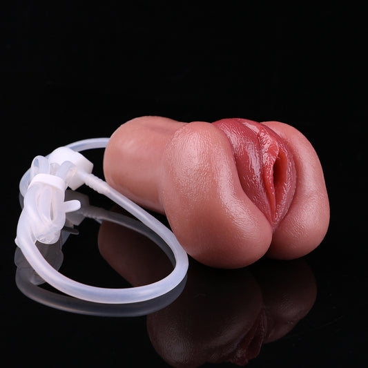 Coral Muse Pocket Pussy | Hand-Painted Silicone & Manual Water Connection