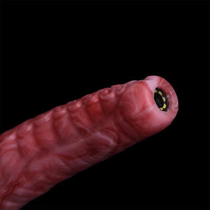 Deep Abyss Tentacle Long Dildo — Platinum Silicone, Sucker-Array Texture, 3MP HD Camera & 4 Sizes S/M/L/XL