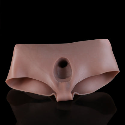 Platinum Silicone Strap-On Dildo – Realistic Penis Shape with Harness for Comfortable Wear