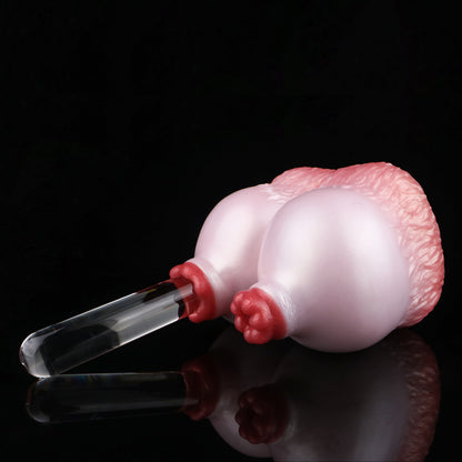Poupée sexuelle fantaisie au lait de chèvre – Masturbateur double action pour pénis en poitrine de mouton Ma Sex Toy