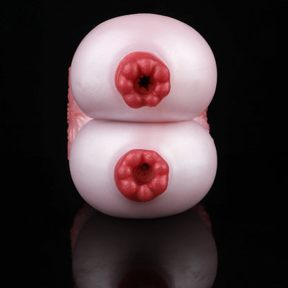 Poupée sexuelle fantaisie au lait de chèvre – Masturbateur double action pour pénis en poitrine de mouton Ma Sex Toy