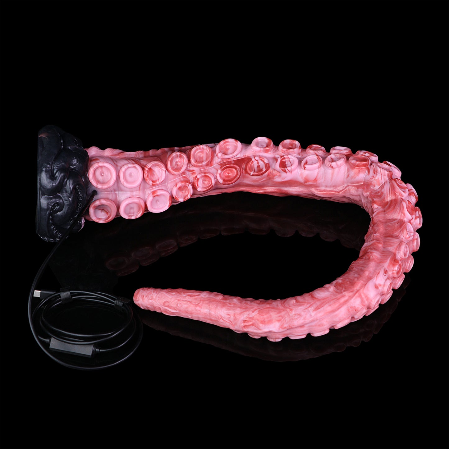Deep Abyss Tentacle Long Dildo — Platinum Silicone, Sucker-Array Texture, 3MP HD Camera & 4 Sizes S/M/L/XL