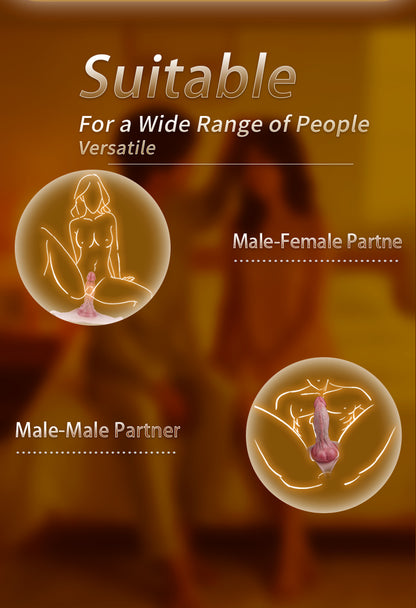 Realistic Silicone Sheath Underwear Instant Hardness & Veined Texture – Men Wearable Sex Toys for ED & Size Enhancement