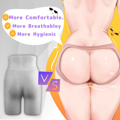 Realistic Silicone Sheath Underwear Instant Hardness & Veined Texture – Men Wearable Sex Toys for ED & Size Enhancement