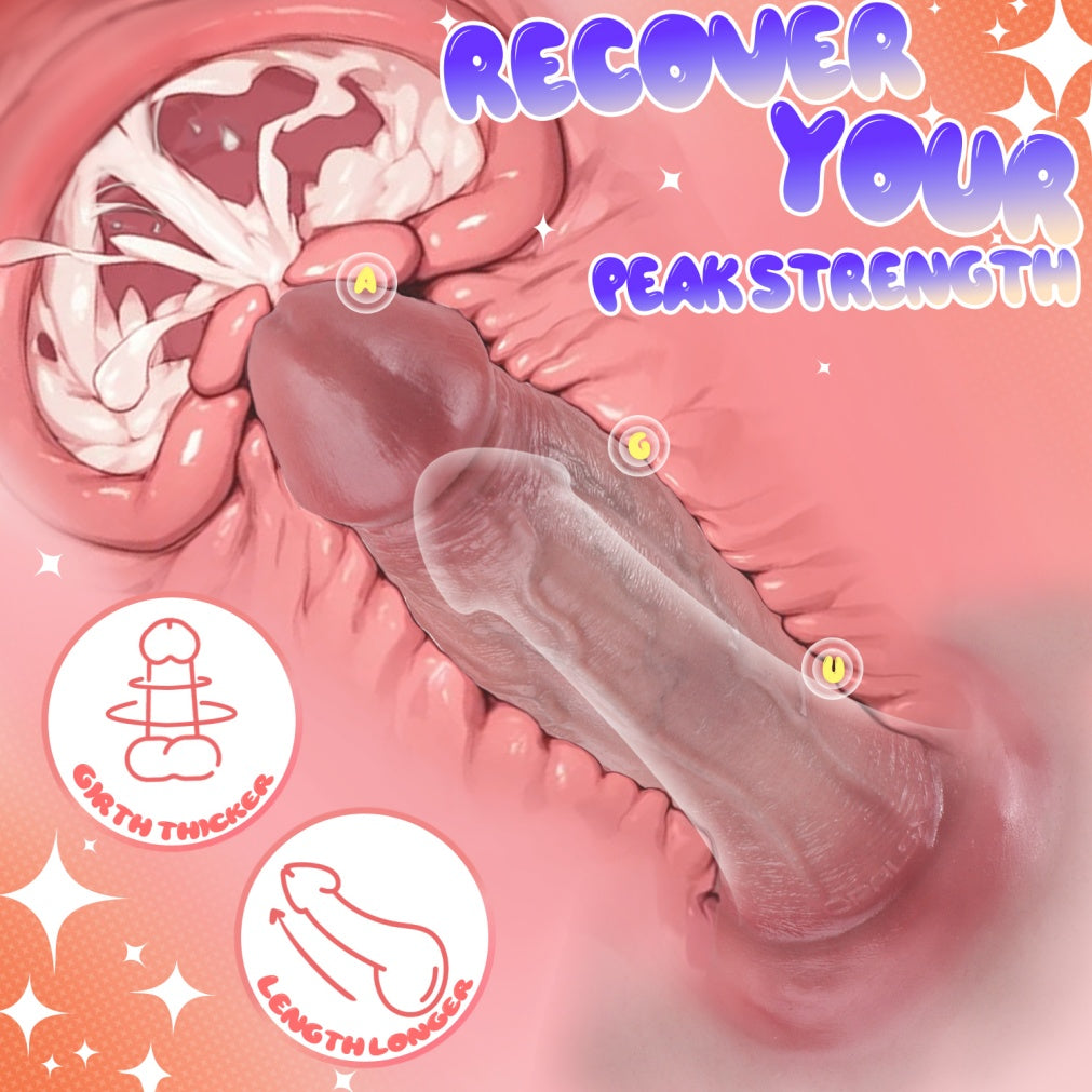 Realistic Silicone Sheath Underwear Instant Hardness & Veined Texture – Men Wearable Sex Toys for ED & Size Enhancement