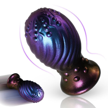 Fantasy Giant Fist Dildo with Suction Cup: Alien Textured Silicone Plug for Vaginal Expansion & Orgasmic Massage Sex Toys