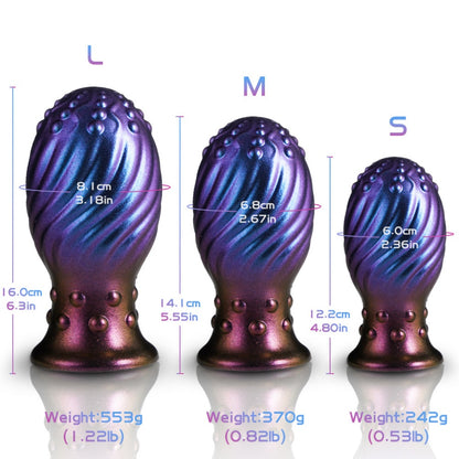 Fantasy Giant Fist Dildo with Suction Cup: Alien Textured Silicone Plug for Vaginal Expansion & Orgasmic Massage Sex Toys