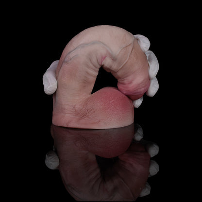 8-Zoll Realistischer Dual-Layer Silikon-Dildo mit Saugnapf – G-Punkt & Orgasmus-Massage Sexspielzeug