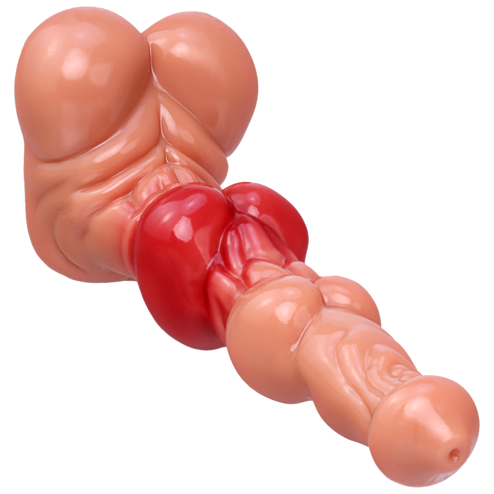 Fantasy Flesh Silicone Monster Knot Dildo - Vaginal Locking Climax Sex Toys for Women