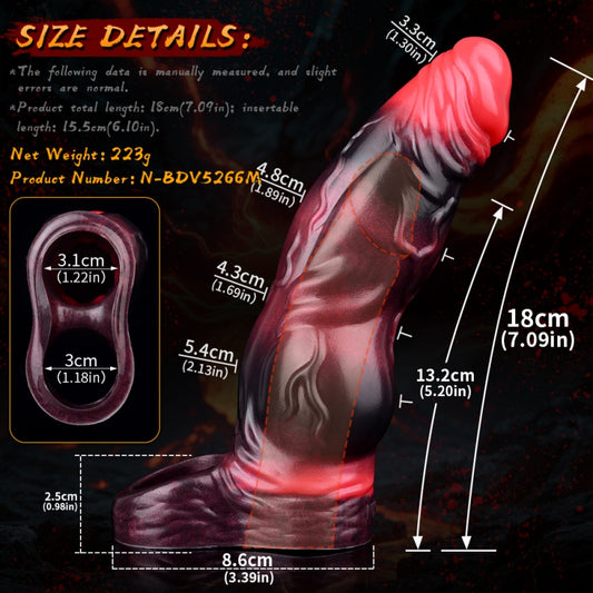 Manchon vibrant en silicone réaliste pour pénis – Double conquête de la vue et du toucher