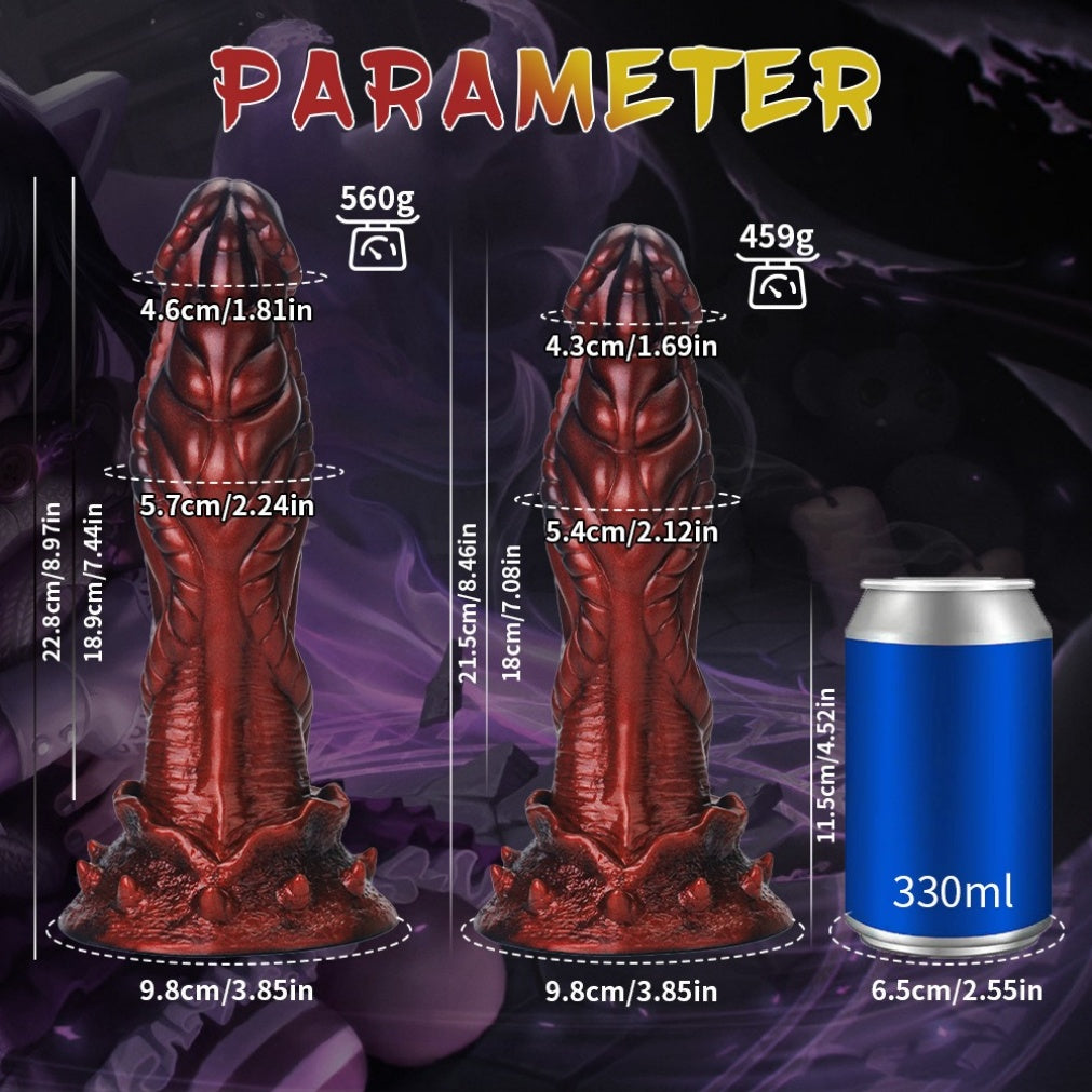 Fantasy Monster Bad Dragon Dildo-Hands-Free Suction Cup Sex Toys for Deep Vaginal Insertion & Orgasmic Massage