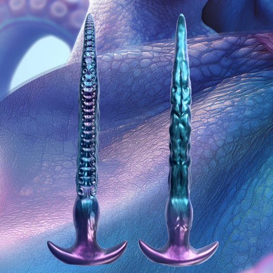 Fantasy Octopus Dildo Anal Butt Plug – Dreamy Blue-Purple Tentacledildo Women Masturbator