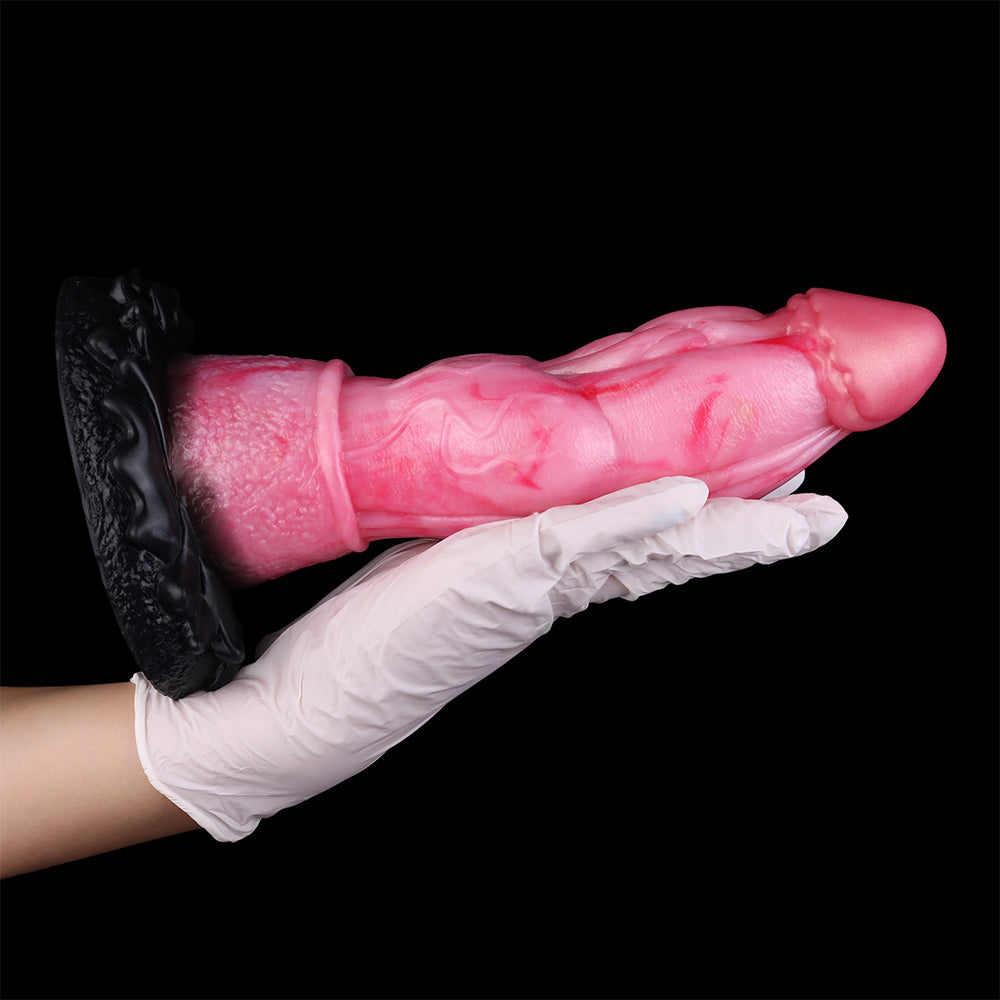 Fantasy Knotted Dildo Großer Butt Plug - Silikon Saugnapf Monsterdildo Sexspielzeug für Frauen