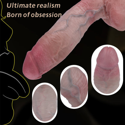 Realistic Fleshy Silicone Fist Dildo – Extreme Vaginal Expansion & G-Spot Orgasmic Massage Big Sex Toys