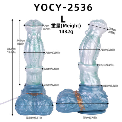 Frosty Stallion: The Ultimate Fantasy Squirting Dildo for Wet Adventures