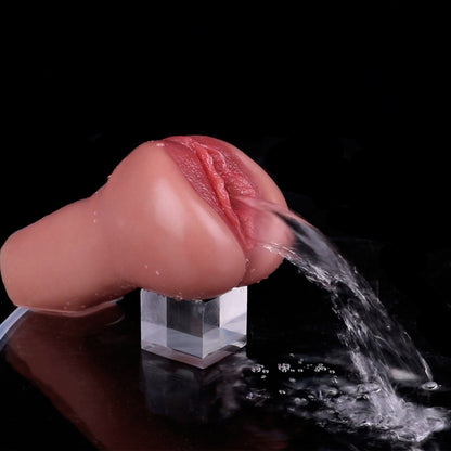 Blush Atelier Pocket Pussy – Hand-Sprayed Platinum Silicone with Manual Water Feature
