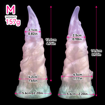Ice Cream Fantasy Dildos Butt Plug - Crystal Monsterdildo Women Masturbating Sex Toys