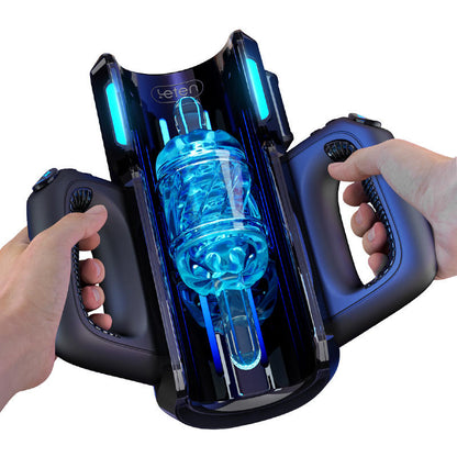 Machine sexuelle Masturbador masculin - Jouet sexuel masculin télescopique automatique avec support pour téléphone portable