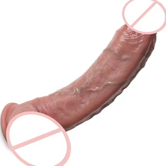 Realistic Anal Dildo Butt Plug - Stimulated Silicone Penis Vagina Prostate Massager