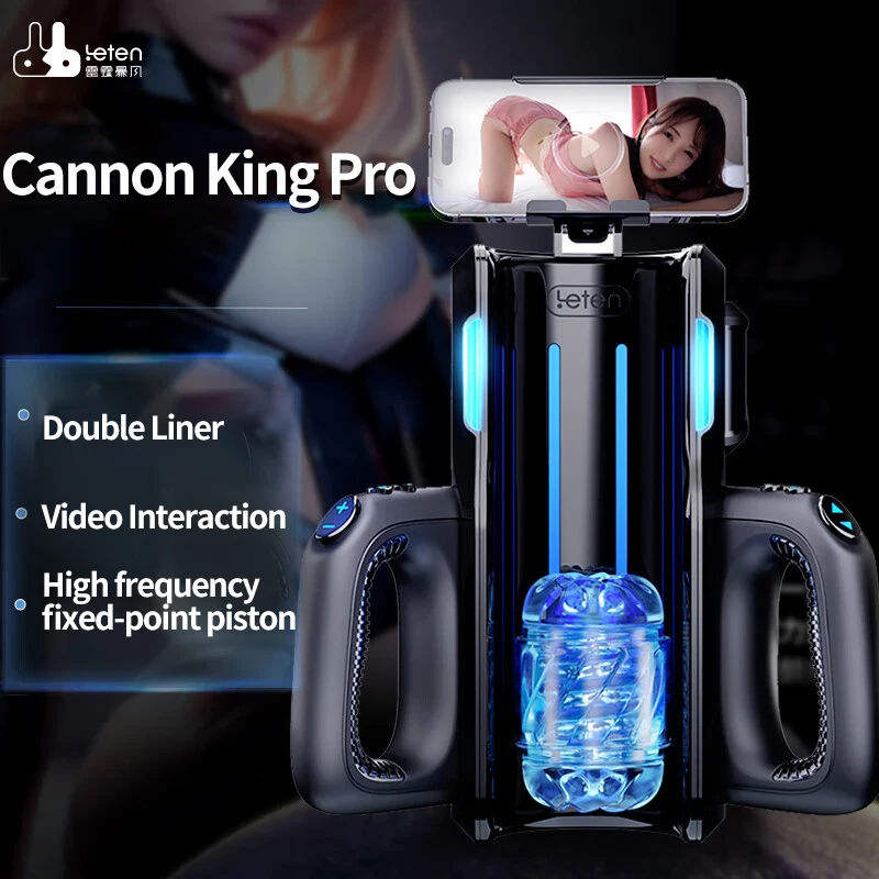 Male Masturbador Sex Machine - Automatic Telescopic Male Sex Toy with Mobile Phone Holder