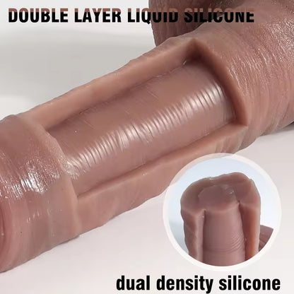 Realistic Dildos Butt Plug - 10 inch Life Size Male Penis Silicone Anal Dildo Female Sex Toy