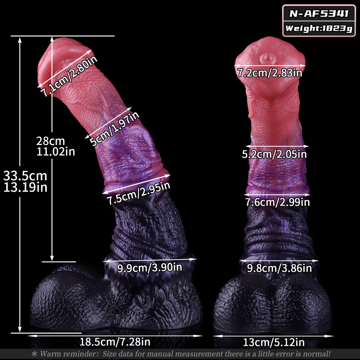 Equine Inferno: Dual-Density Platinum Silicone Horse Dildo for Hands-Free Fantasy Play