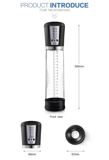 Jouet sexuel masculin de pompe à pénis - Tasse de masturbation d'agrandisseur de pénis d'aspiration sous vide