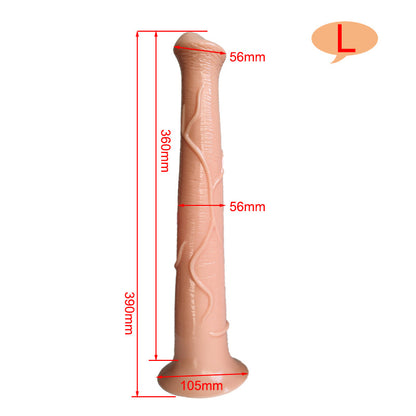 Énorme gode cheval - 15 pouces de long gode animal plug anal jouets pour adultes