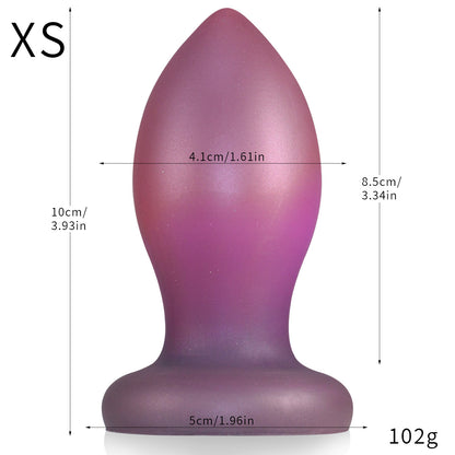 Purple Extreme Dildo Large Butt Plug - Fisting Anal Expansion Sex Toys for Women Lesbian