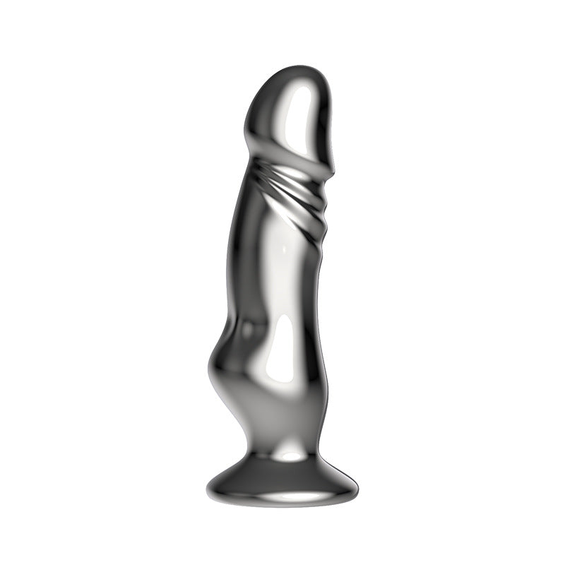 Plug anal en métal télécommandé – Gode réaliste, jouet sexuel anal pour hommes et femmes