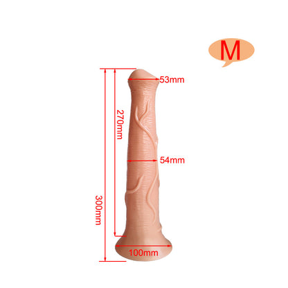 Énorme gode cheval - 15 pouces de long gode animal plug anal jouets pour adultes