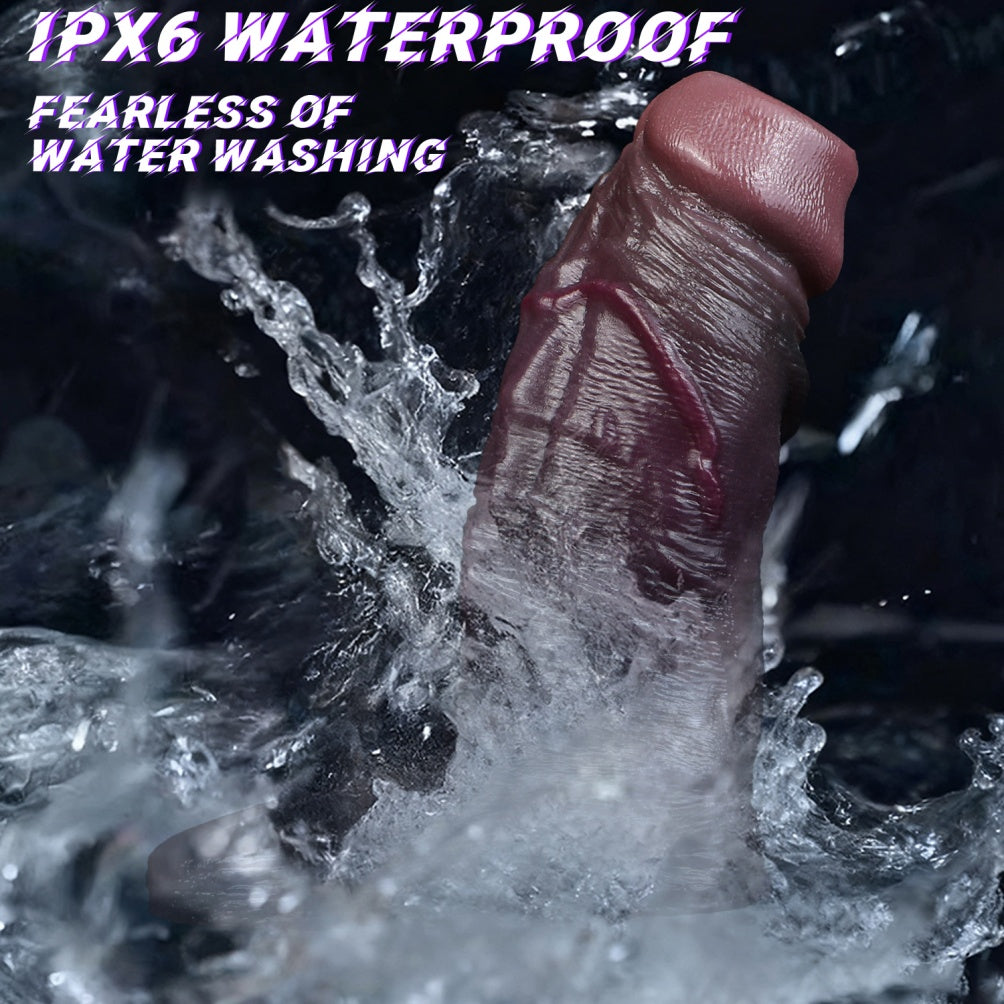 Male Ejaculation Control Silicone Realistic Penis Sleeve – Extends Erection Duration for Longer Sex