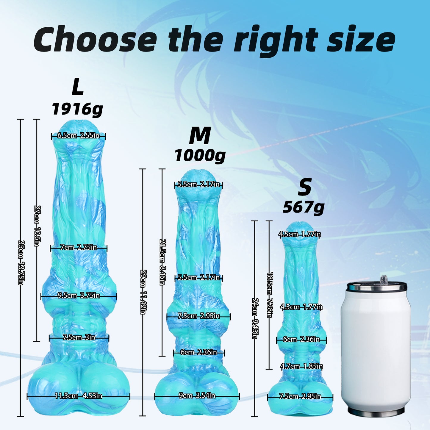 Tide Surge Squirting Horse Dildo with Knot - Fantasy Ejaculating Dildo | Platinum Silicone