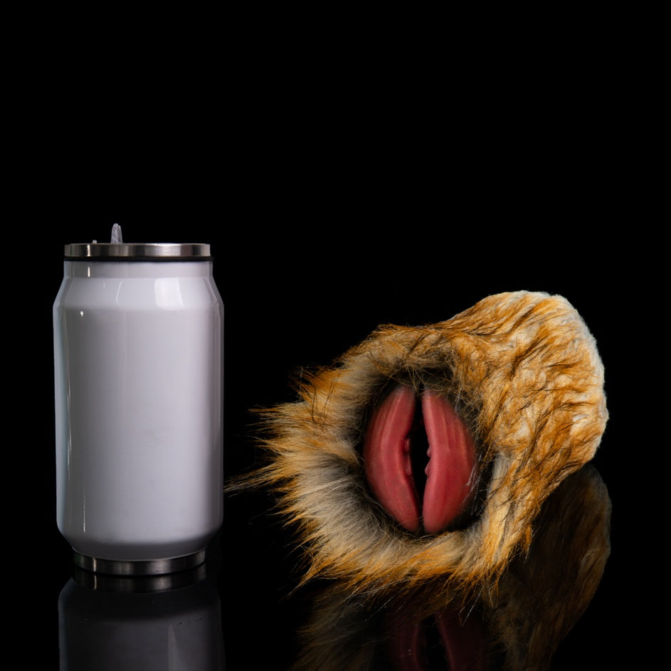 Lioness Fury – Chochotte de poche de lionne à fourrure réaliste | Fourrure amovible | Jouet sexuel masculin en silicone platine