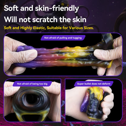 Fantasy Octopus 5-Inch Penis Extender – Built-in Spiral Texture for Intense Male Stimulation
