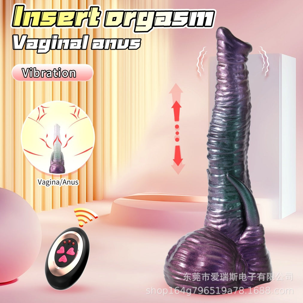 Elefantenrüssel Fantasie Vibrator Dildo – 42° Heizung Fernbedienung G-Punkt & Analsex Spielzeug | Domlust
