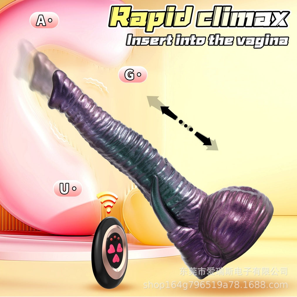 Elefantenrüssel Fantasie Vibrator Dildo – 42° Heizung Fernbedienung G-Punkt & Analsex Spielzeug | Domlust