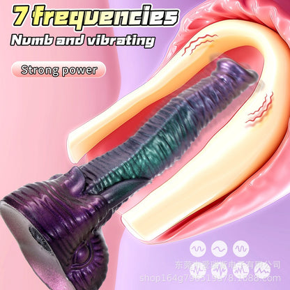 Elefantenrüssel Fantasie Vibrator Dildo – 42° Heizung Fernbedienung G-Punkt & Analsex Spielzeug | Domlust
