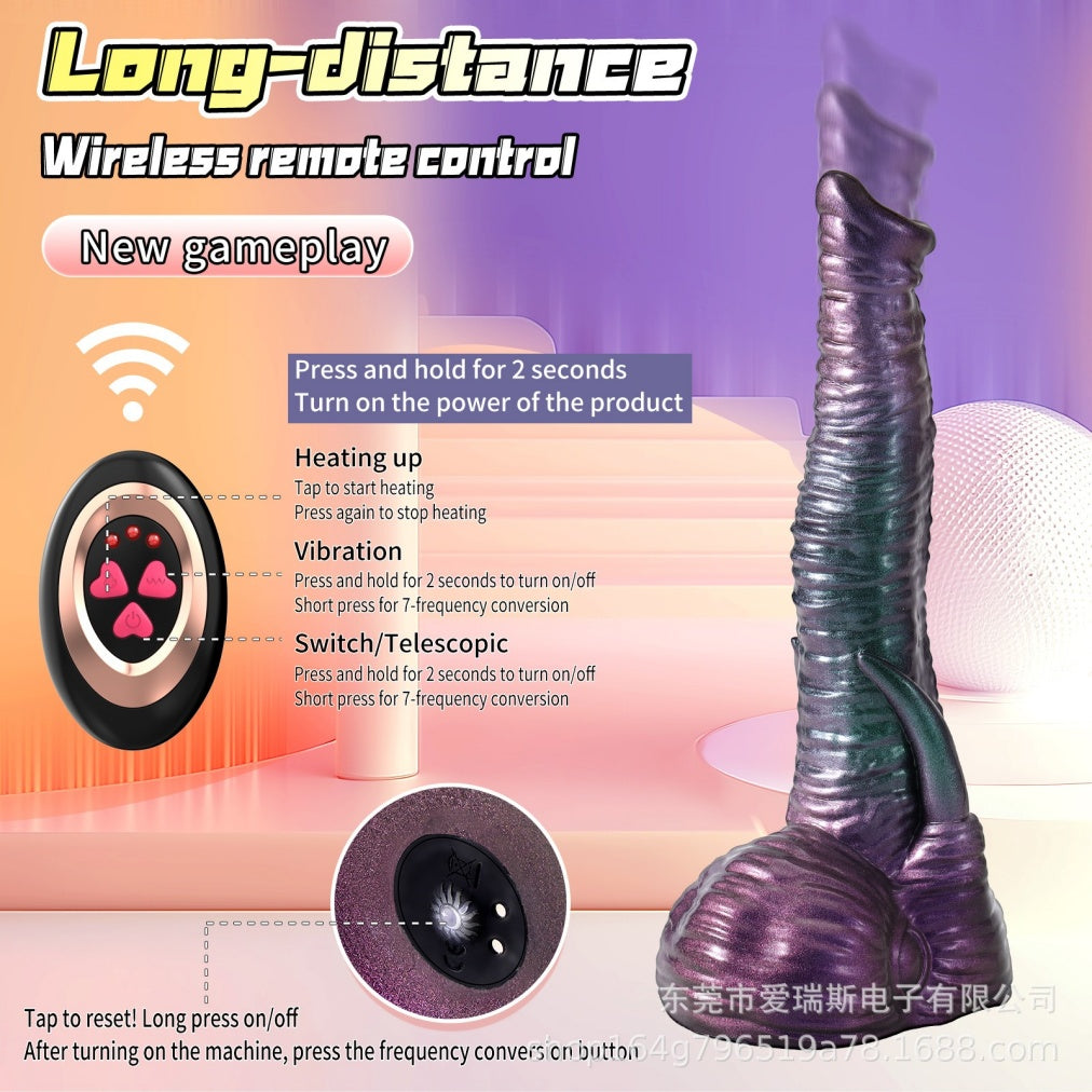 Elefantenrüssel Fantasie Vibrator Dildo – 42° Heizung Fernbedienung G-Punkt & Analsex Spielzeug | Domlust
