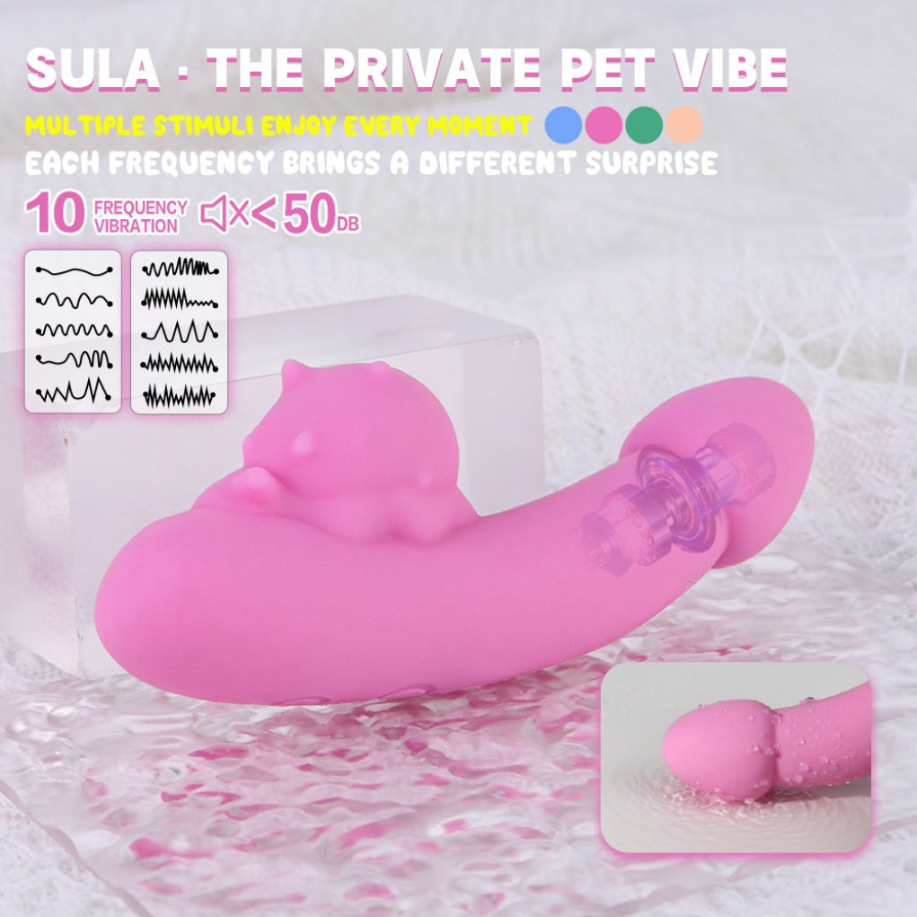 SULA Fantasy Silikon-G-Punkt-Vibrator – Multisensorische Klitorisstimulation & sexuelle Massage