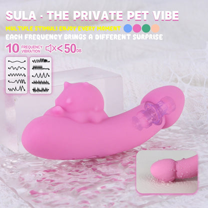 SULA Fantasy Silikon-G-Punkt-Vibrator – Multisensorische Klitorisstimulation & sexuelle Massage