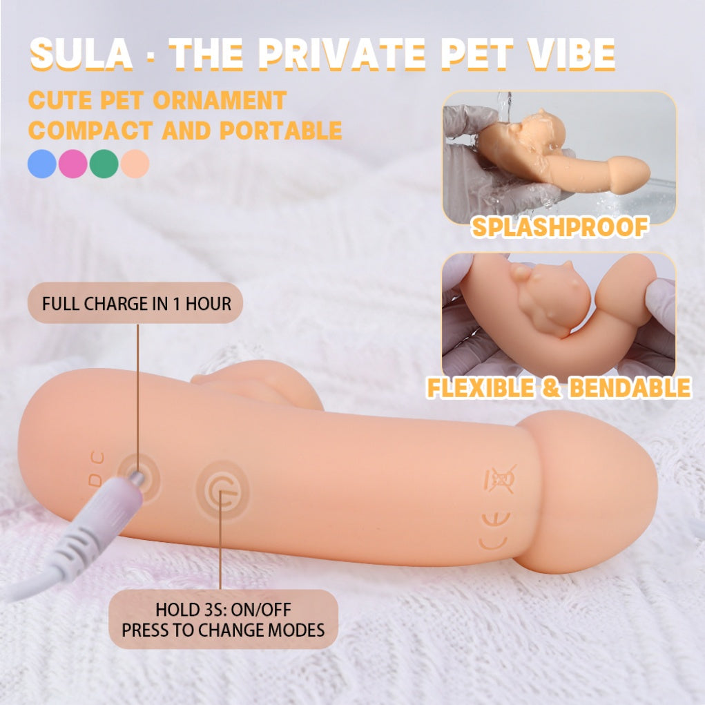 SULA Fantasy Silikon-G-Punkt-Vibrator – Multisensorische Klitorisstimulation & sexuelle Massage
