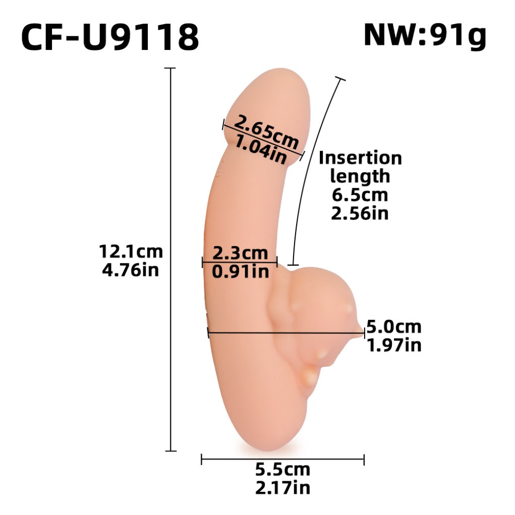 SULA Fantasy Silikon-G-Punkt-Vibrator – Multisensorische Klitorisstimulation & sexuelle Massage