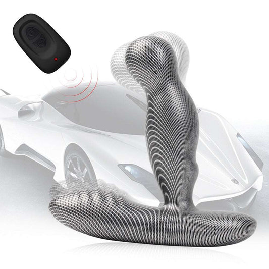 Remote Control Prostate Vibrator,Constant Heating,Prostate Area Rotation Massager.16 Strong Vibration.Portable.