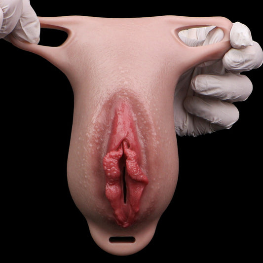 Pantalon de vagin artificiel en silicone réaliste | Vagin artificiel portable pour couples gays