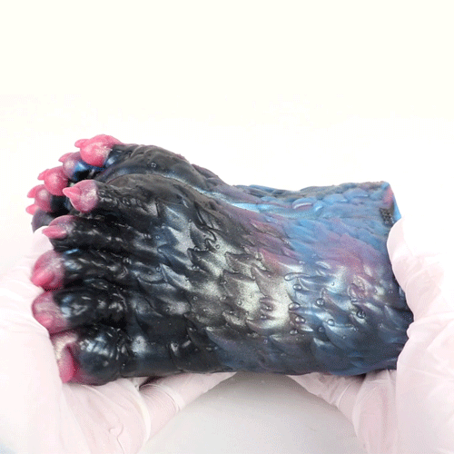 Fantasy Creature Paws Mini Sex Doll - Alien Footjob Silicone Pocket Pussy Experience