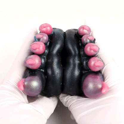 Fantasy Creature Paws Mini Sex Doll - Alien Footjob Silicone Pocket Pussy Experience